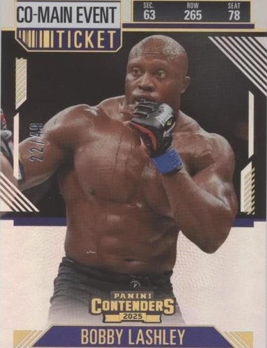 2025 Panini Contenders PFL Winning Ticket Silver Rob Wilkinson 57