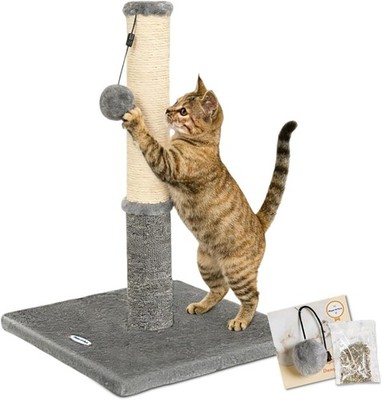 Cat Scratching Post, Cat Scratcher for Indoor Cats, Sisal