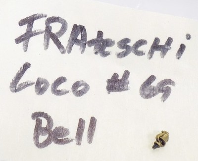 HO / FRATESCHI / LOCOMOTIVE #69 / BELL / PLASTIC / VHTF PARTS