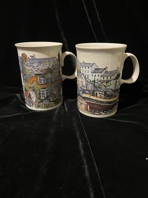 Dunoon Saxon Design Stoneware Art coffee tea mug ceramic Jack Dadd Scottish