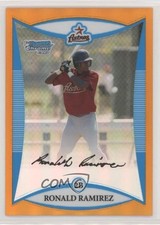 2008 Bowman Chrome Prospects Orange Refractor 18/25 Ronald Ramirez #BCP70 6i1