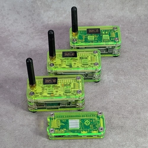 Lot 3x Raspberry Pi Zero W ZUMspot DMR Hotspots 1x Pi Zero Cases Antennas SD Ham