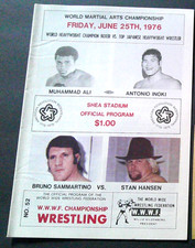 Ali vs Inoki 6/26/76 Program + NY Post Match Coverage + Toots Mondt Obituary