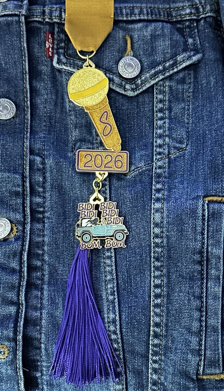 BIDI BIDI  10.5” Of LOVE- San Antonio FIESTA 2026 Medal-IMMEDIATE SHIPPING 💟