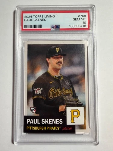 2024 Topps Living Paul Skenes RC Rookie #768 PSA 10 GEM MINT Pittsburgh Pirates