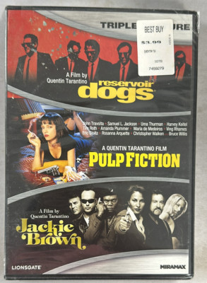Triple Feature Pulp Fiction, Reservoir Dogs, Jackie Brown (B121-47