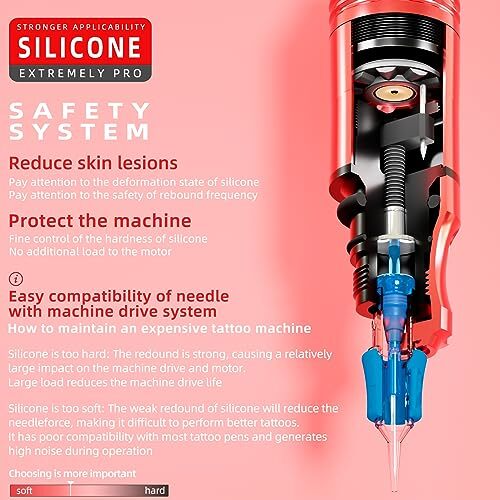 Poseidon 50Pcs Tattoo Cartridge Needles Assorted Mixed Size Round Liner