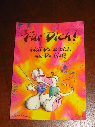 Diddl Postkarte C-Serie Deutsch mit kleinem EAN Code AUSSUCHEN Rarität NEU - Picture 55 of 59