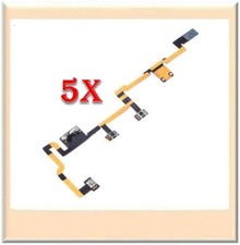 5x Power On  Off Volume Control Flex Cable Ribbon Button Mute Silent For ipad 2