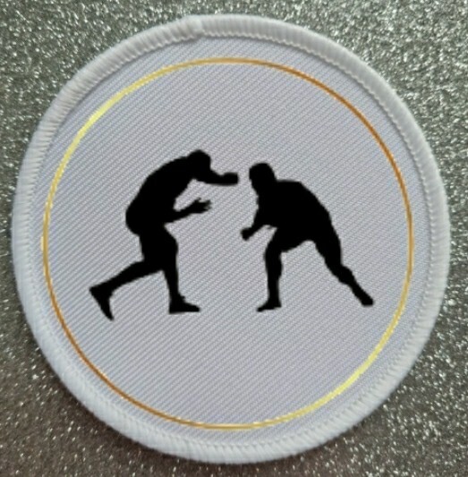 3\" Submission Wrestling Sublimation Iron Or Sew On Patch Badge BJJ No Gi