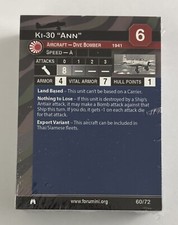 Forumini Fleet Expansion Deck 7, Deck G For War At Sea 72 New WWII Naval Cards