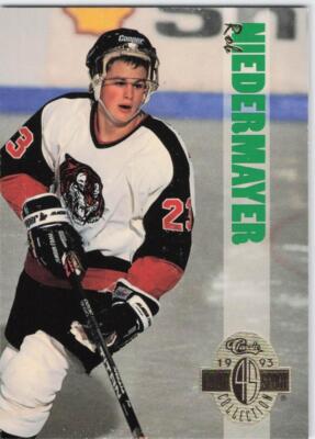 1993 CLASSIC FOUR SPORT #189 ROB NIEDERMAYER OVERSIZE (3 3/4 X 5)