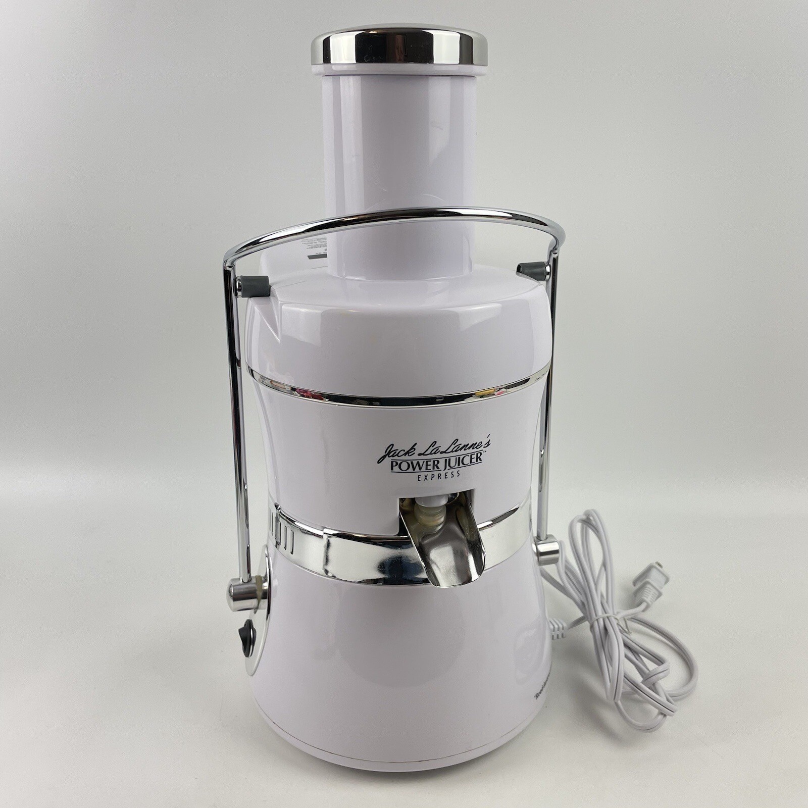 Jack Lalanne's Power Juicer Express MT1020 White & Chrome WORKING eBay