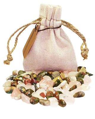 Compassion Power Pouch Healing Crystals Stones Set Tumbled Natural ...