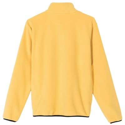 STUSSY Men's BASIC Polar Fleece MOCK Pullover - Mustard