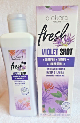 Salerm ULTRA VIOLET SHOT BIOKERA Shampoo Natura 300ml/10.8OZ