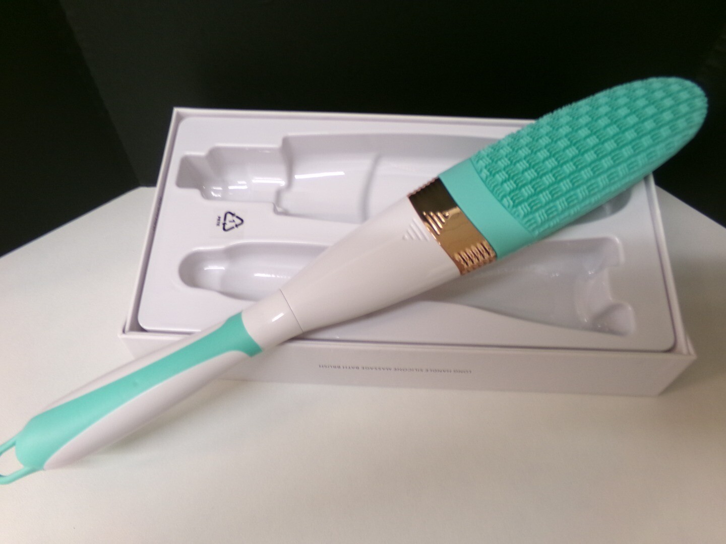 VIVADIA duck egg green silicone massage brush CG O03 eBay