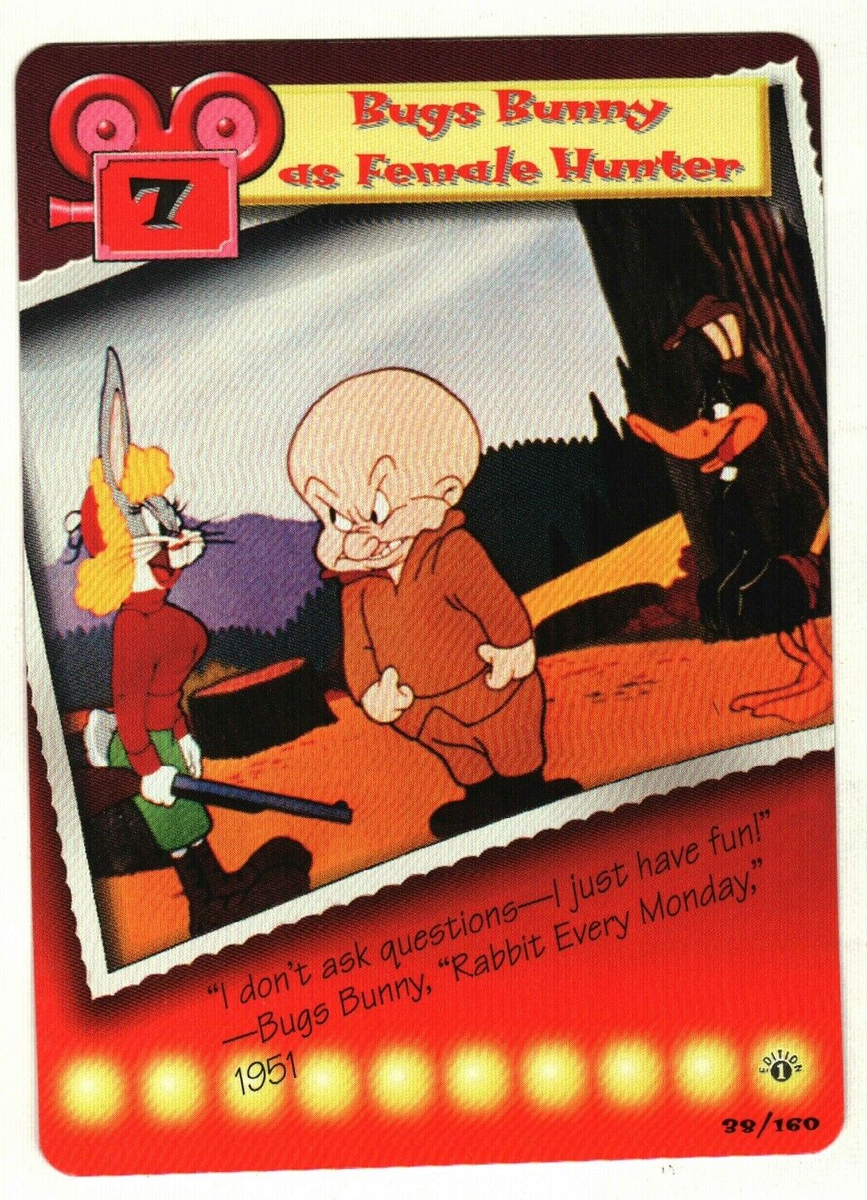 2000 LOONEY TUNES CARDS WOTC SERIES 1 - BUGS BUNNY AS FEMALE