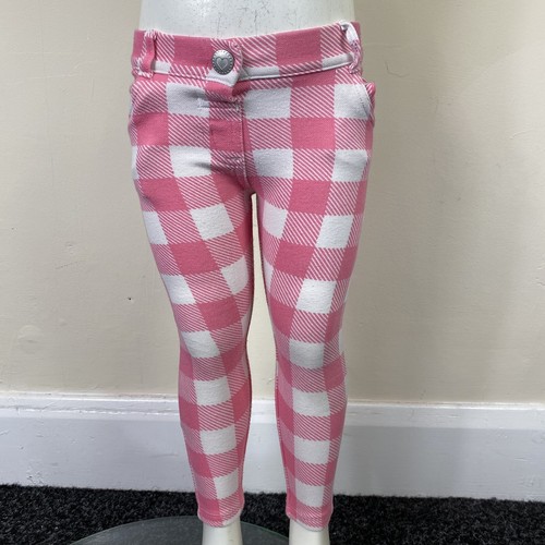 Checked Stretch Tight Jeggings Pants 