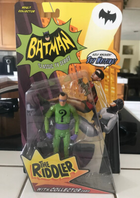 Batman Classic TV Series Action Figure RIDDLER with Collector Card 6 ...
