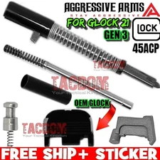 AGGRESSIVE ARMS GL0CK OEM G21 Slide Parts Kit 45 ACP 21 & 21SF GEN 3 Upper #1