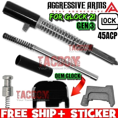 AGGRESSIVE ARMS & GLOCK OEM AGGRESSIVE ARMS GL0CK OEM G21 Slide Parts Kit 45 ACP 21 & 21SF GEN 3 Upper #1