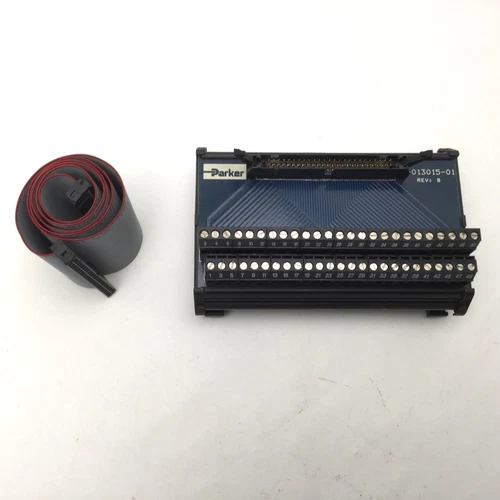 Parker VM50 50-Pin Breakout Module, For Parker Zeta 6104 Drive, W/Ribbon Cable