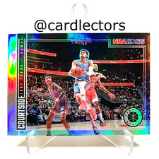 2019-20 NBA Hoops Premium Stock TRAE YOUNG Courtside #15 Silver Holo PRIZM HAWKS