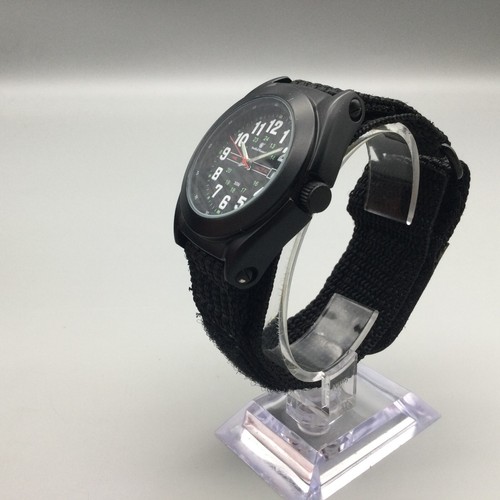 Smith & Wesson Tactical Watch Men 40mm Black Dial Date Red Pointer New Battery - Picture 4 of 15