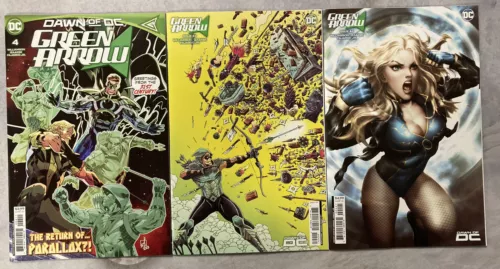 GREEN ARROW #4 SET OF 3 1:25 STOKOE KUNKKA LIM FAJARDO VARIANT DC COMIC BOOK BA