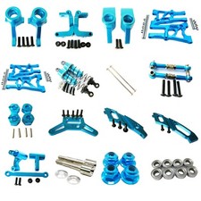 Aluminum Alloy CNC metal Upgrade DIY parts Blue Fit For 1/10 HPI WR8_flux Rc Car