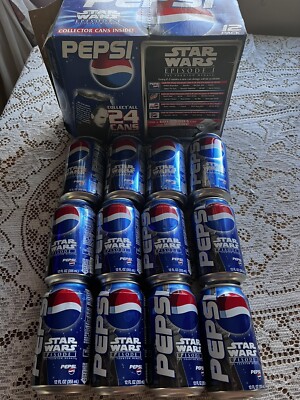 1999 PEPSI STAR WARS EPISODE l Qui-Gon Jinn # 3 PT Alum Soda can