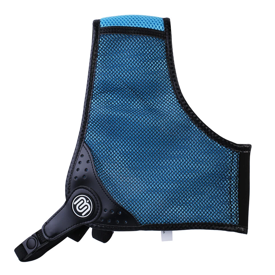 Protector de pecho de tiro con arco ajustable de 3 capas de cuero + tela duradera Foto 4 de 4