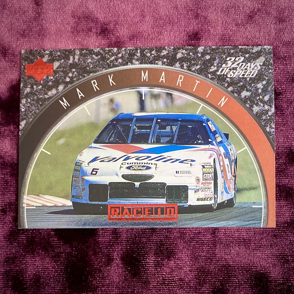 Mark Martin 1998 Upper Deck Victory 32 Days Speed NASCAR Auto 