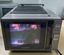 SONY KV-6000 BE 5" inch TRINITRON COLOUR Monitor Retro Gaming PAL BDA