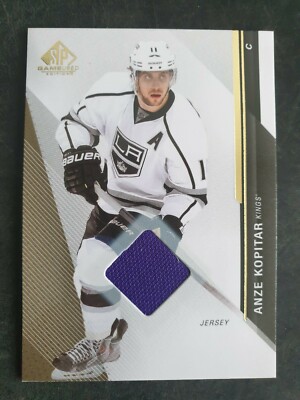2014-15 SP Game Used Gold Jerseys #81 Anze Kopitar