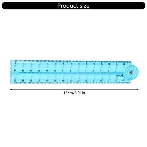 Folding Ruler Straight Ruler Geometric Drawing Ruler Measuring length 0-30cm - Picture 8 of 11
