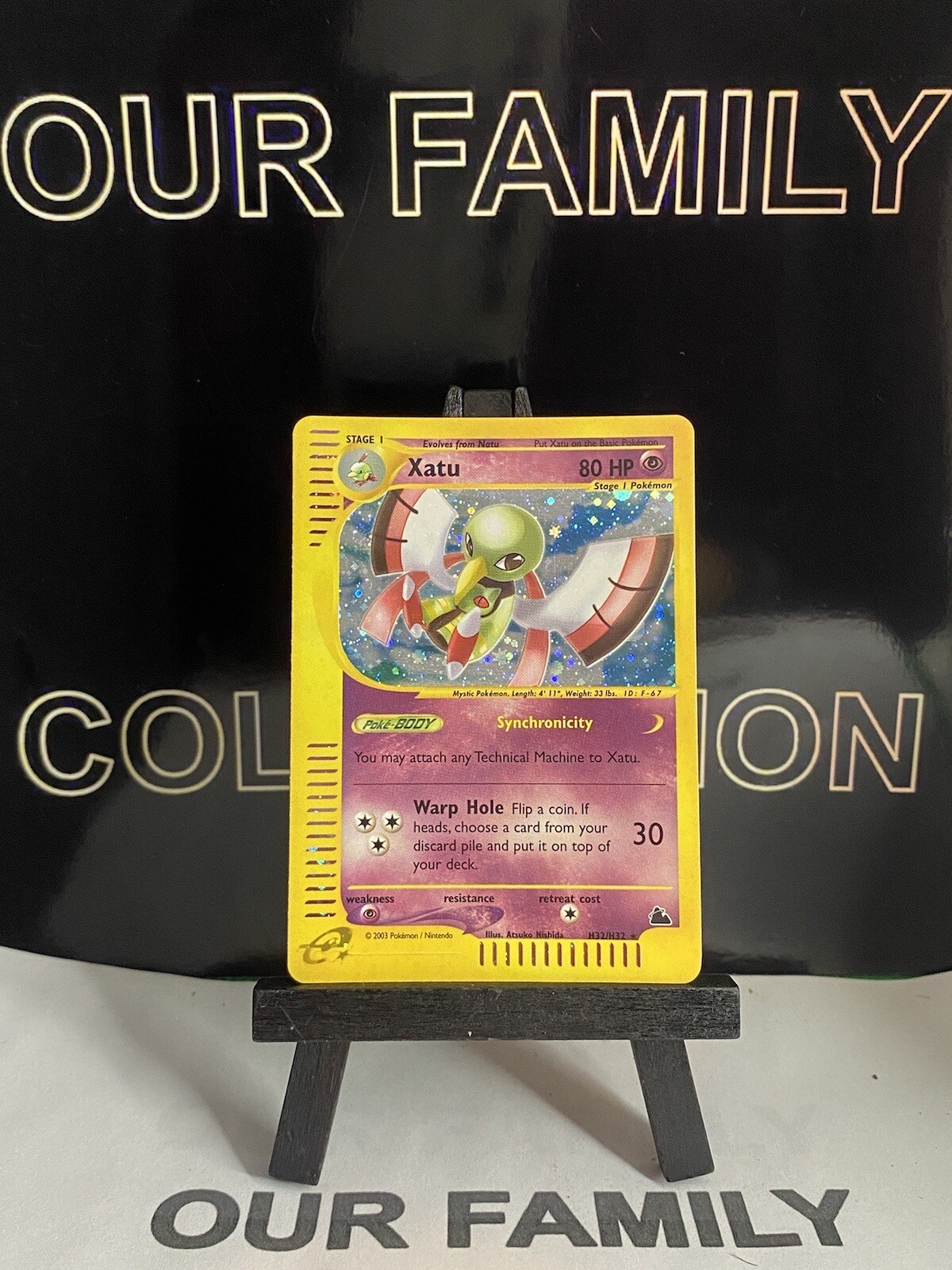 Pokemon Card - Xatu Skyridge H32/H32 Holo Rare NM