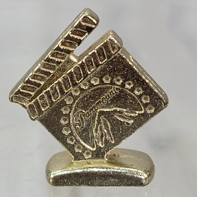 Paramount Movie Clapper: Monopoly Empire Gold Pewter Game Piece Token Pawn Mover