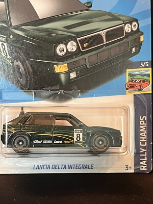 Hot Wheels Lancia Del Ta Integrale Green Diecast Sealed NM Condition