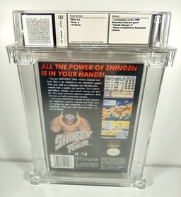 Shingen the Ruler New Nintendo NES Factory Sealed WATA Grade 9.4 A Mint Rare