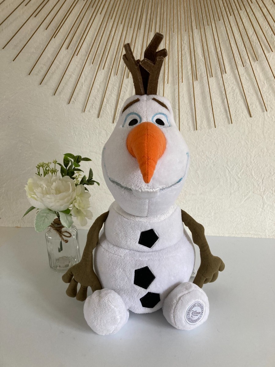 Peluche Olaf Bonhomme De Neige Fait Main Au Crochet - 33 Cm - Neuf - France