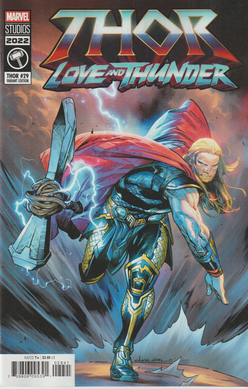 MARVEL COMICS THOR #29 FEBRUARY 2023 MARVEL STUDIOS VARIANT 1ST PRINT NM
