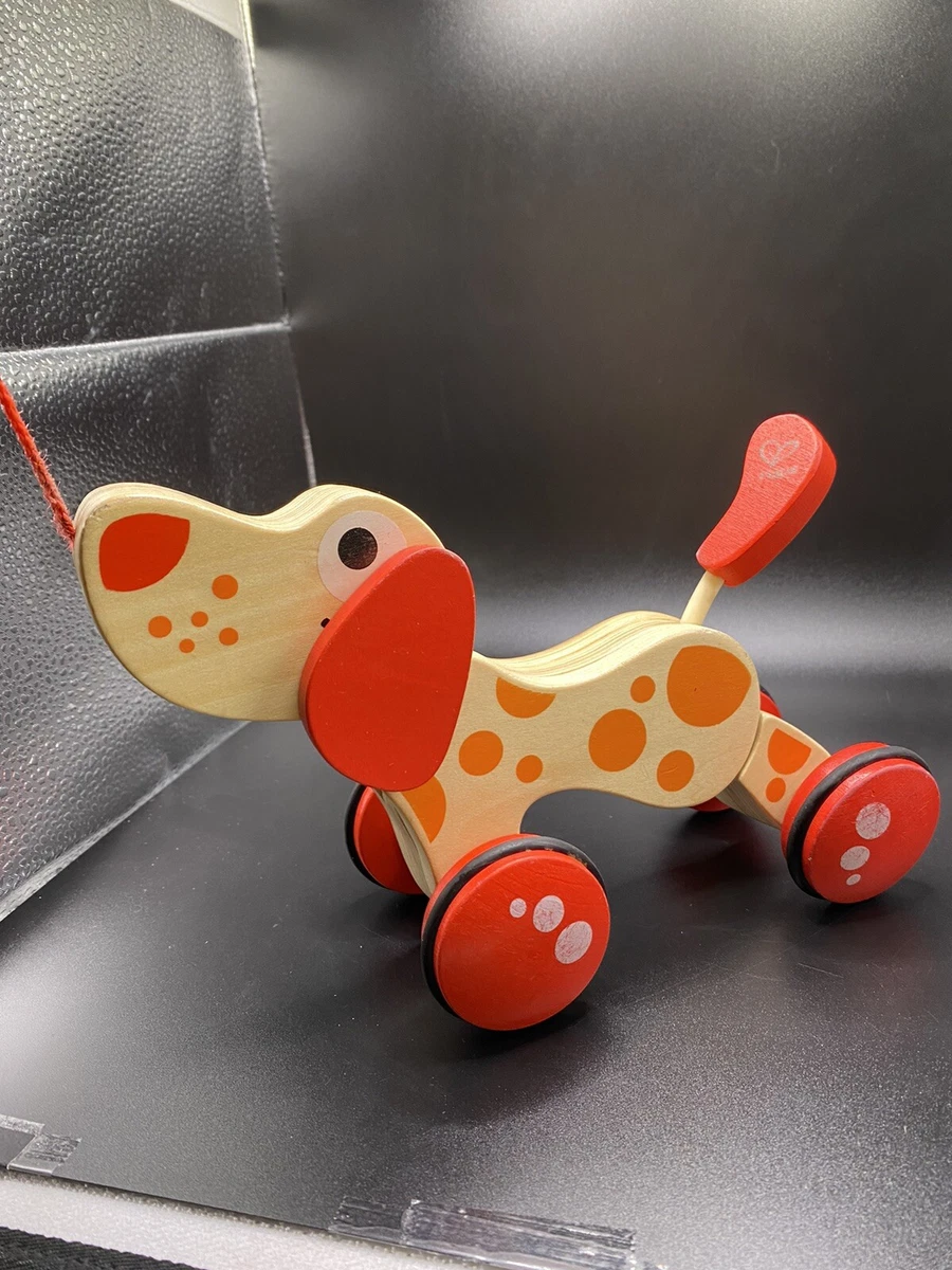 Hape dog pull toy on sale