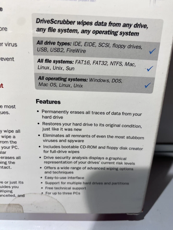 iolo Drive Scrubber 3 Remove Sensitive Data for up to 3 PCs Military Grade - Image 4 of 4
