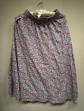 Carole Little Sport Womens Floral Midi Skirt Medium Elastic Waist Multi Casual