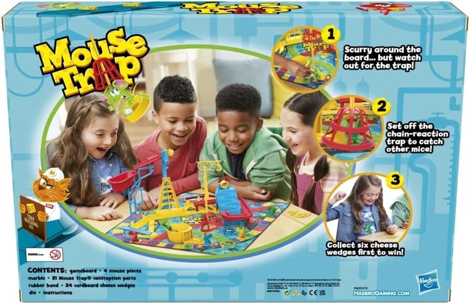 Mouse Trap Board Game - The Crazy Game with 3 Action Contraptions - Image 3 of 4