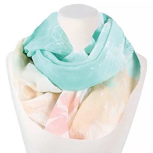 Шарф с петлей Schal Schlauchschal Damen Sommer dünn Infinity XXL Autiga