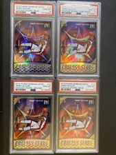 Jimmy Butler 2019 Optic Fantasy Stars Gold Orange Blue Green Set PSA 10 GEM MT