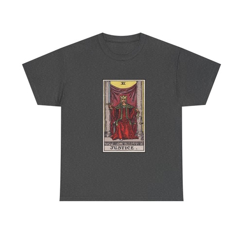 Justice Tarot Shirt | Mystic Graphic Tee | Spiritual Truth Occult Gift - Picture 30 of 41